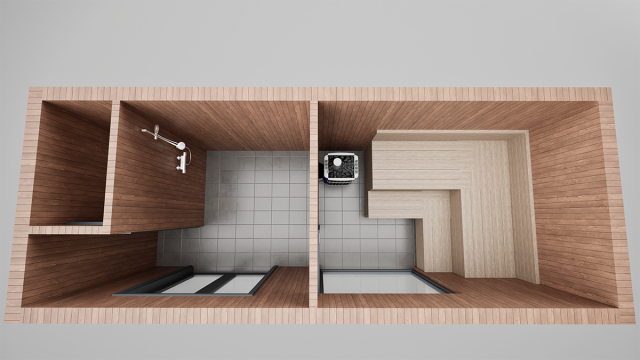 Базовая комплектация: 8 х 2,45 х 2,5м